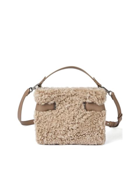 Brunello Cucinelli shearling mini bag