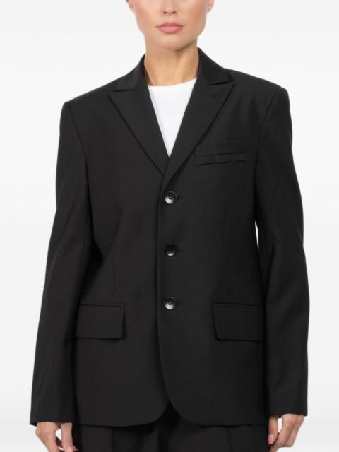 Tibi button-fastening flap-pocket blazer