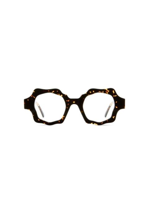 Kuboraum geometric-frame glasses