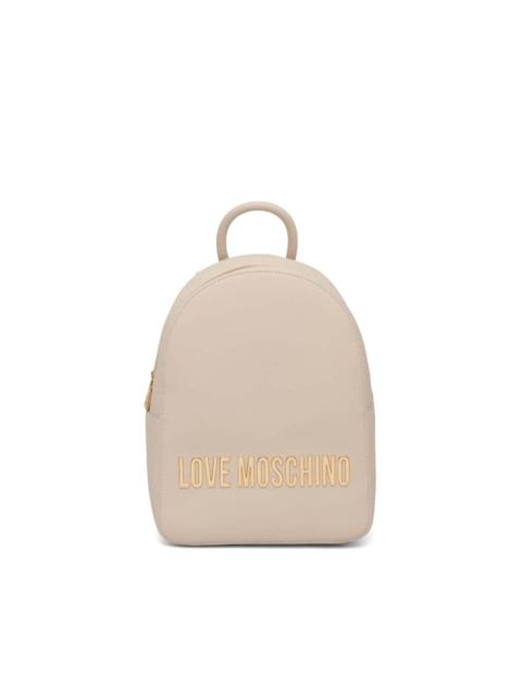 Moschino logo-lettering backpack