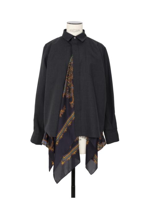 Suiting x Paisley Print Shirt