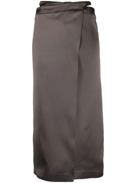 Off-White high-waisted wrap midi skirt