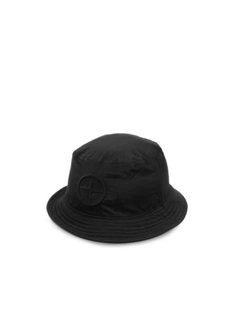 Stone Island logo-patch bucket hat