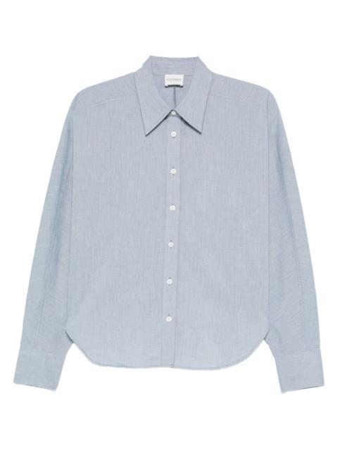 CLOSED long-sleeve curved-hem shirt