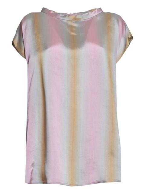 Aspesi stripe-print short-sleeves top
