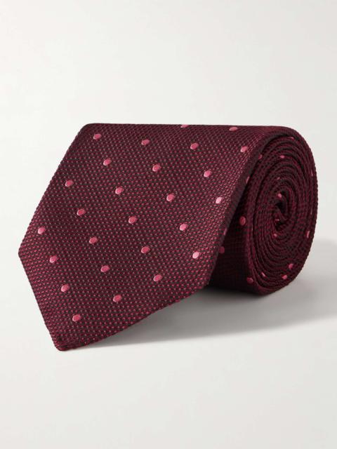 TOM FORD 8cm Polka-Dot Silk-Jacquard Tie