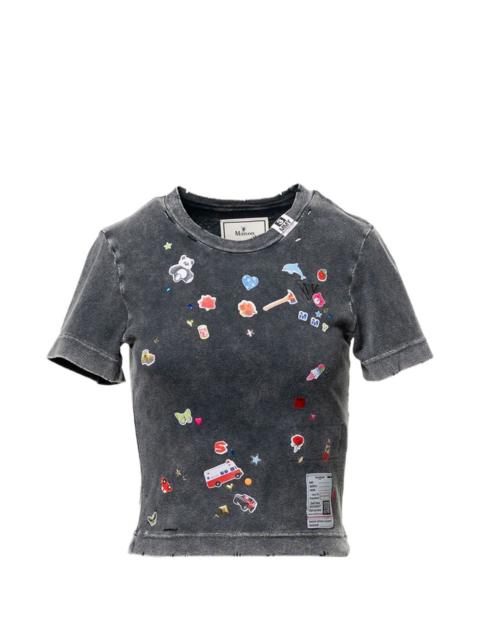 Maison MIHARAYASUHIRO sticker-print T-shirt