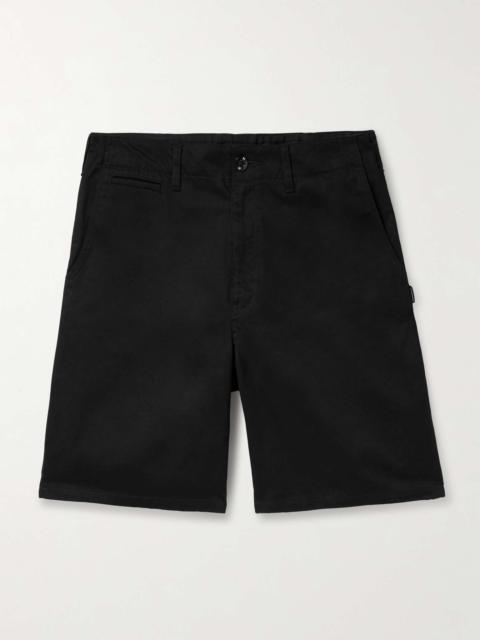 Wide-Leg Cotton-Twill Shorts