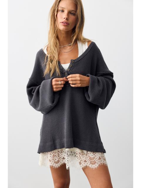 FREE PEOPLE We The Free Montreal Oversized Thermal Henley