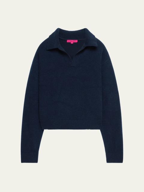 The Elder Statesman Johny Collar Cashmere Sweater