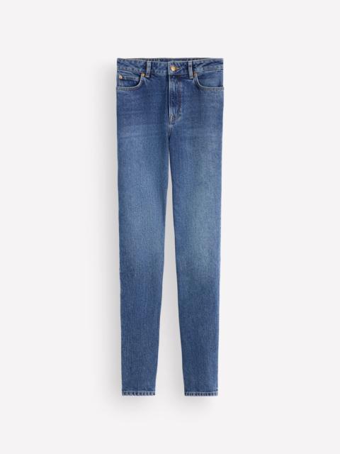 BODEN High Rise Slim Jeans-Mid Vintage