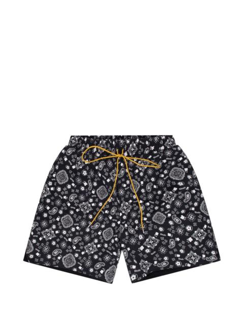 Rhude Ssense Exclusive bandana shorts