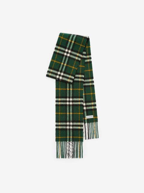 Burberry Narrow Check Cashmere Scarf