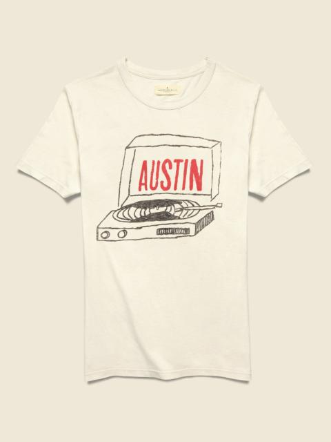 imogene + willie Austin Record Tee - Vintage White