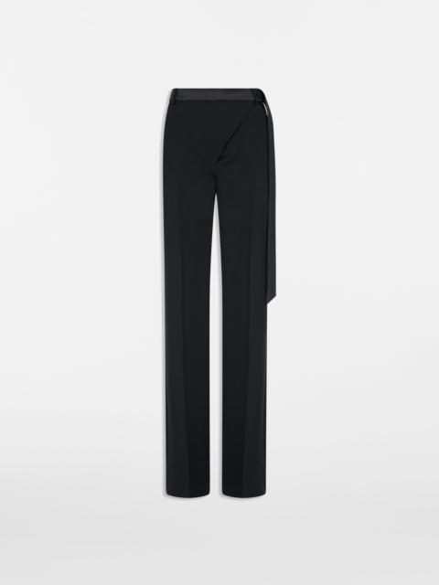 THE ATTICO BLACK TUXEDO PANTS
