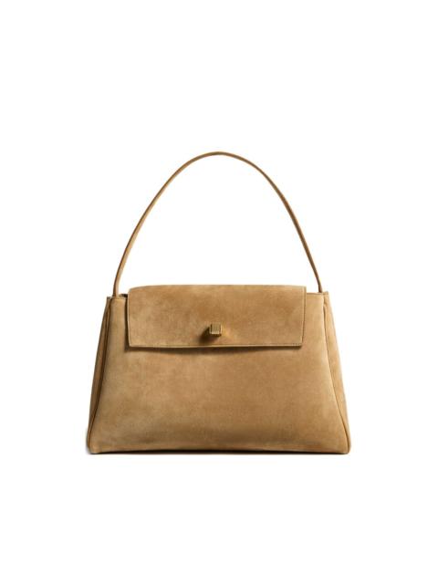KHAITE Audrey suede tote bag