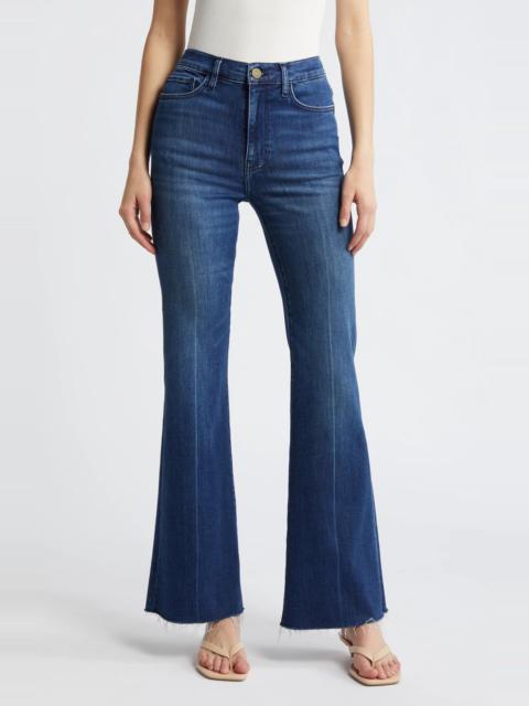 Le Easy Flare Raw Hem Jeans