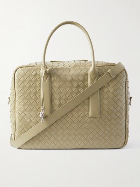 Bottega Veneta Getaway Intrecciato Leather Weekend Bag