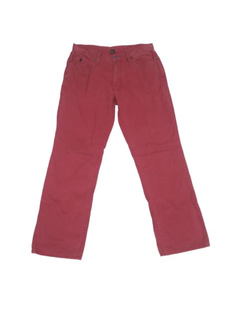 Other Designers Vintage Polo Ralph Lauren Red Denim Pants