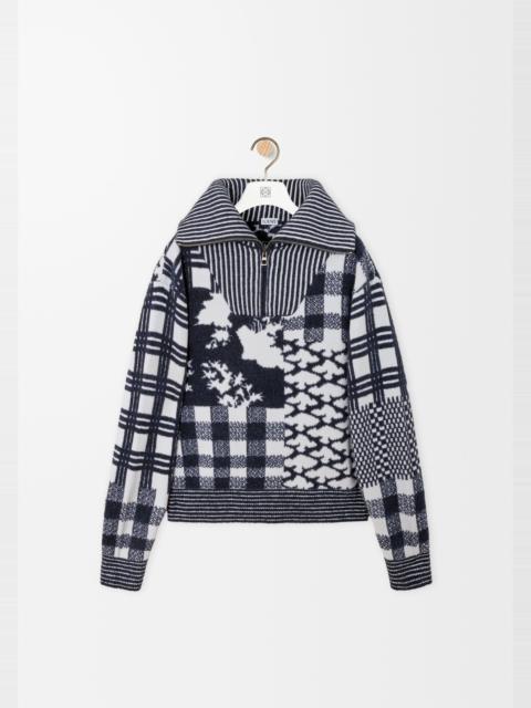 Loewe Zip-up sweater in wool