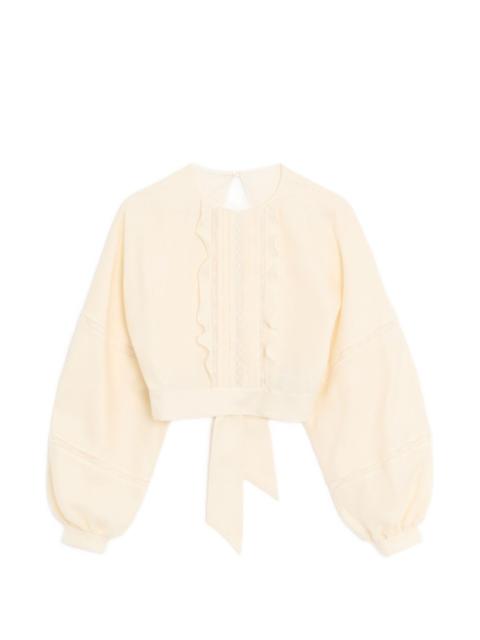 Valentino Couture linen top