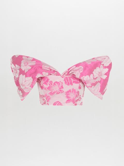 SILVIA TCHERASSI Natasha Top Magenta Floral