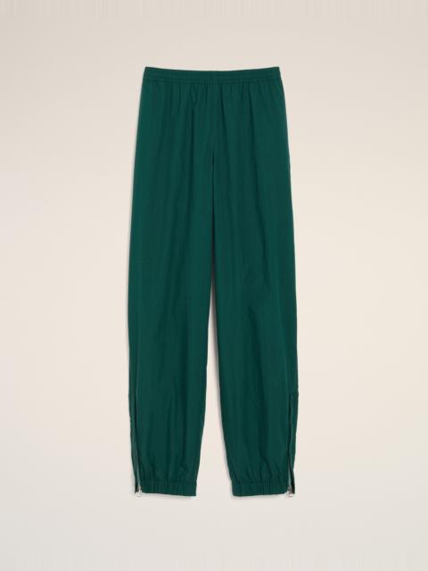 AMI Paris GREEN COTTON AMI DE COEUR TRACKPANTS