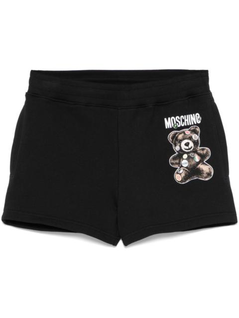 Moschino 곰 인쇄 트랙 반바지