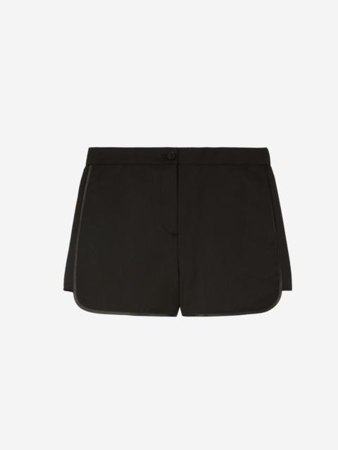 The Kooples BLACK WOOL SHORTS