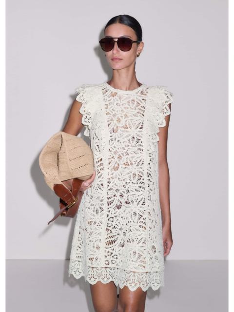 ME+EM Lace Layer Mini Dress