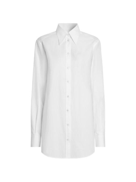 Dolce & Gabbana striped-poplin shirt