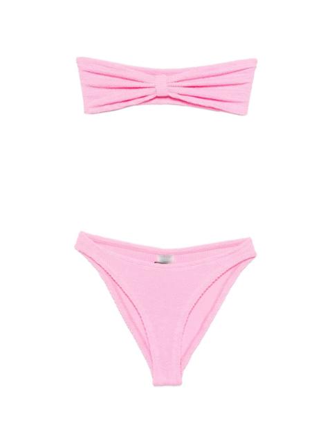 Hunza G strapless bikini