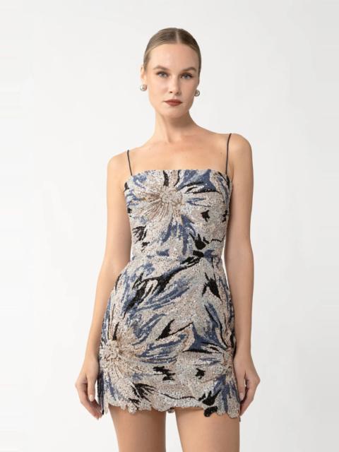 SAU LEE MERA SEQUINED MINI DRESS