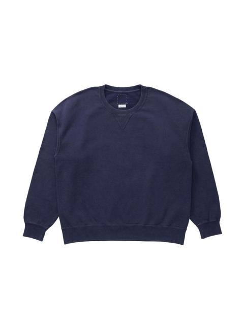 visvim JUMBO SB SWEAT L/S DMGD NAVY