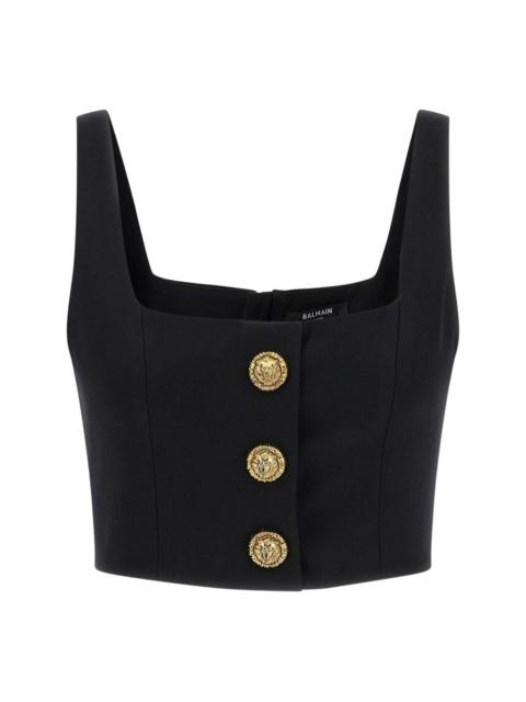 Balmain Wool brassiere top