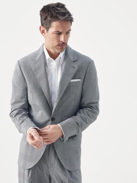 Brunello Cucinelli Super 150s Virgin Wool Prince of Wales 재킷