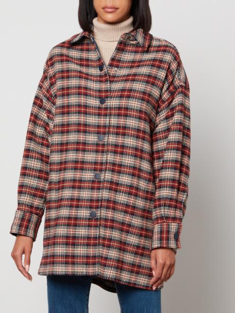 See by Chloé See By Chloé Oversized Checked Jacquard Shirt