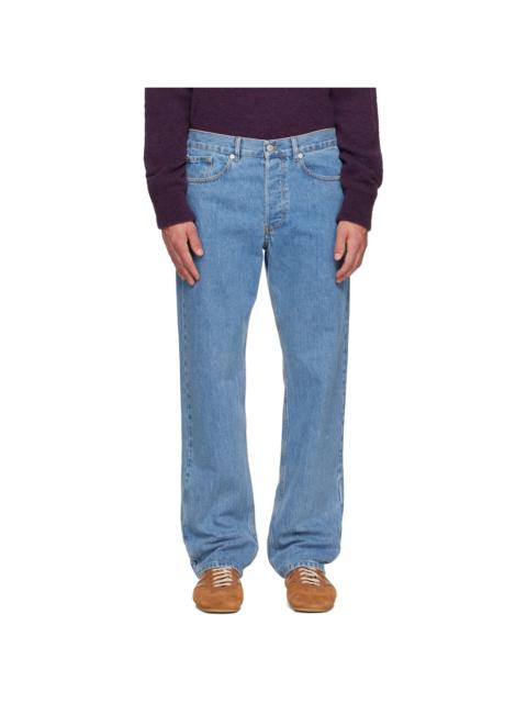 Dries Van Noten Blue Straight Jeans