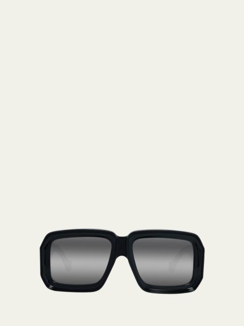 Loewe Signature Square Mirrored Sunglasses