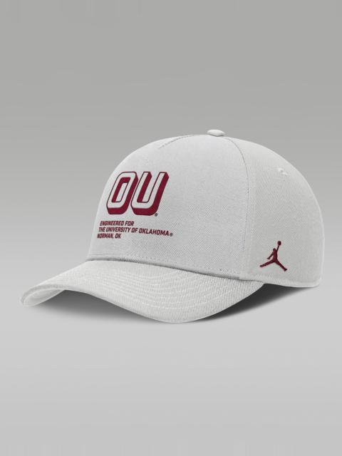 Jordan Oklahoma On-Field Primetime Rise Men's Jordan Brand College Adjustable Hat