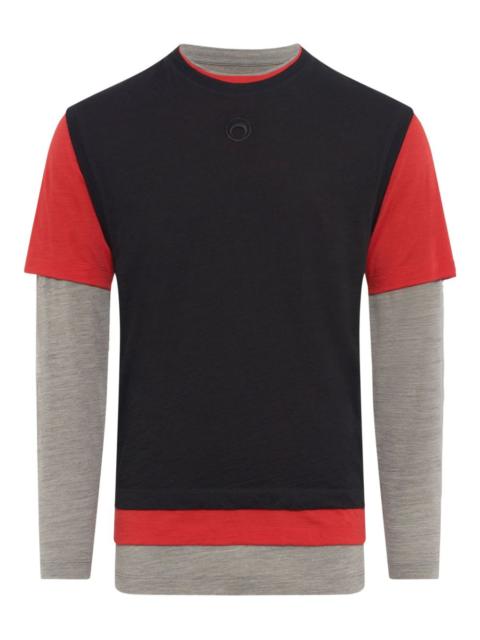 Marine Serre layered T-shirt