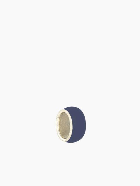ADINA REYTER Wide Navy Enamel Bead