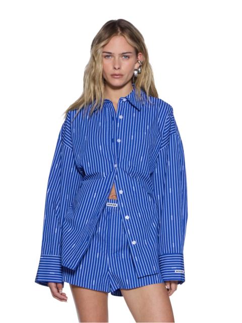 Ksubi ASTRA SHIRT COBALT STRIPE