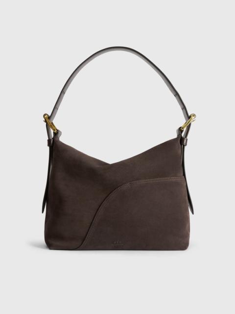 ATP ATELIER Bassanina Walnut Suede/Leather Mini tote bag