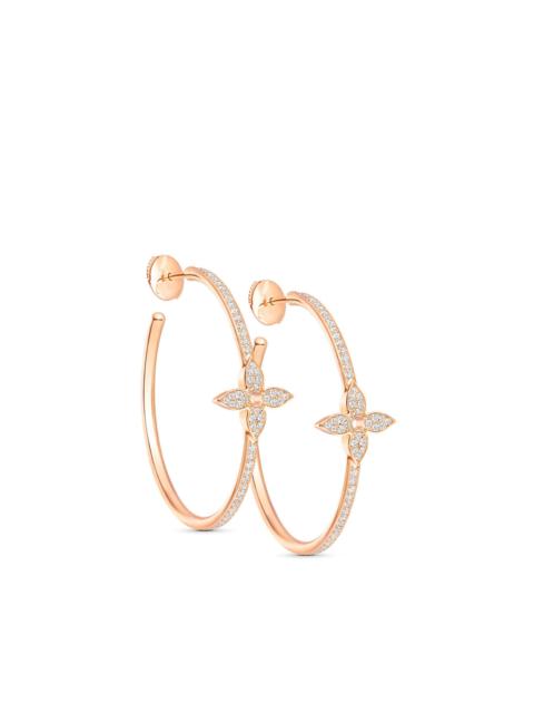 Colour Blossom BB Star Ear Studs, Pink gold, pink Mother of pearl
