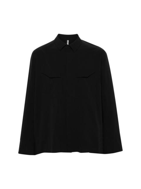 Arc'teryx Veilance poplin press-stud shirt