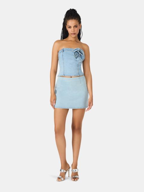 STEVE MADDEN CINDI SKIRT DELFT BLUE