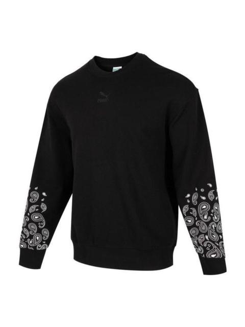 PUMA PUMA Paisley Graphic Crew 'Black' 53952201