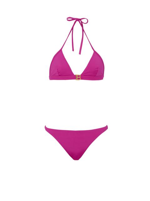 Balmain B triangle bikini