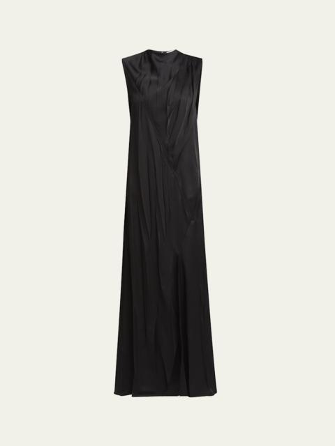 Jil Sander Column Spiral Cut Dress